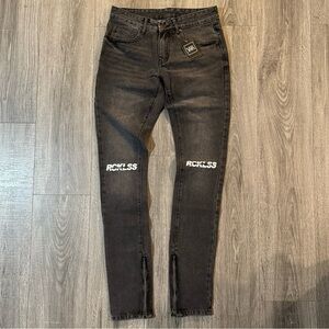 Young & Reckless Skinny Jeans - Mens 28